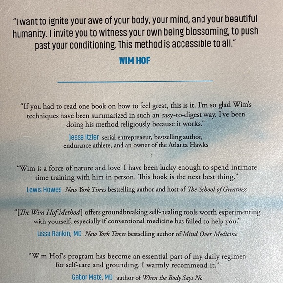 The Wim Hof Method Activate Your Human Potential Hardcover Book by Wim Hoff - Picture 3 of 9